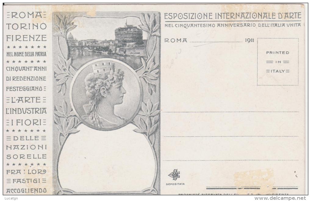 Esposizione Internazionale D Arte Roma Torino Firenze 1911 - Esposizioni