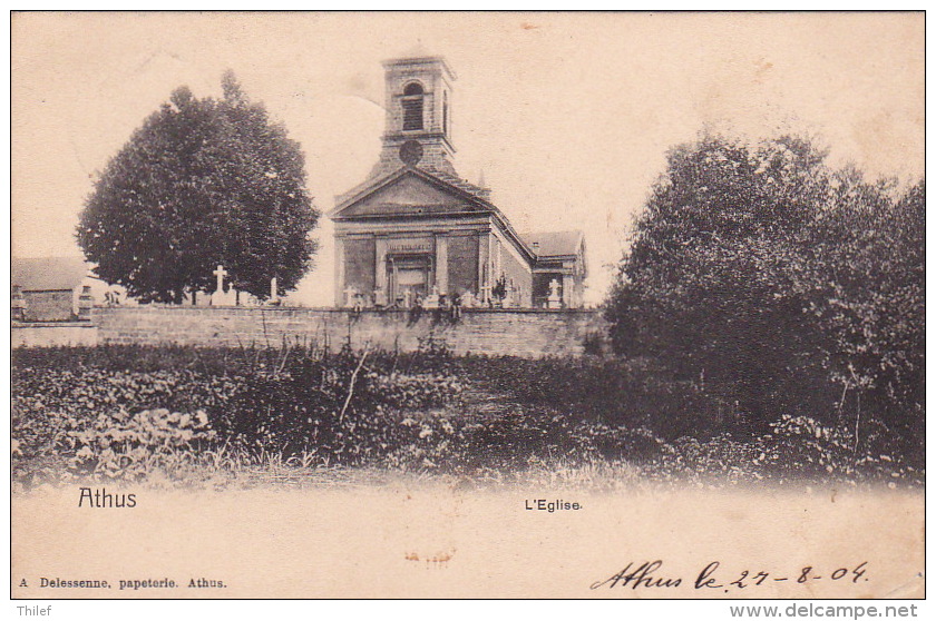 Athus 9: L'Eglise 1904 - Aubange