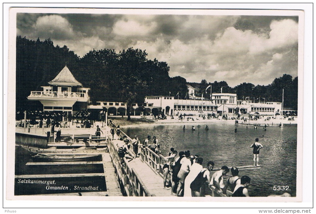 Ö-1765   GMUNDEN : Strandbad ( Schwimmbad, Swimmingpool, Piscine) - Gmunden
