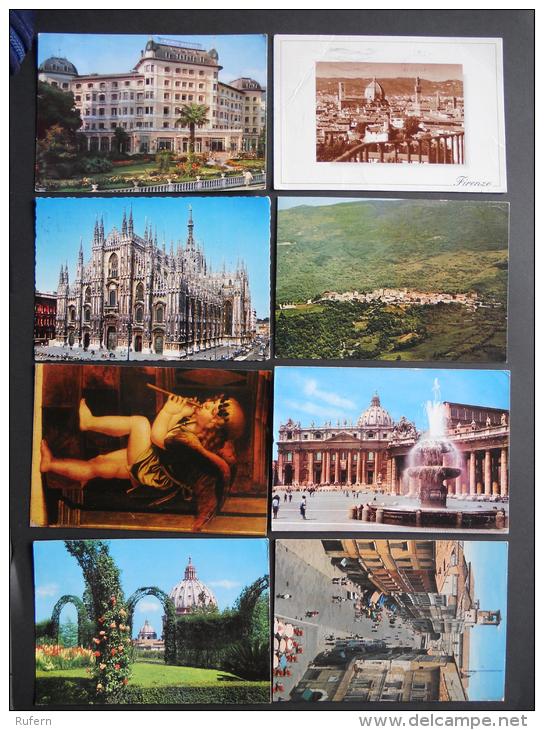 ITALY        8 POSTAIS  - 2 Scans  -    (Nº04355) - 5 - 99 Postcards