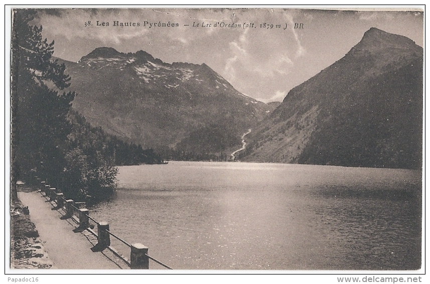 65 - Le Lac D'Orédon (alt. 1879 M) - BR "Les Hautes-Pyrénées" N° 38 (non Circulée) - [Aragnouet] - Aragnouet