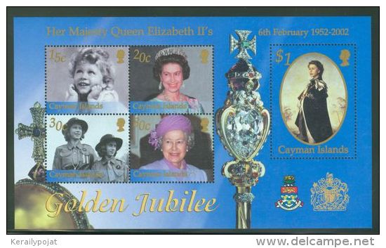 Cayman Islands - 2002 Elizabeth II Block MNH__(THB-2468) - Iles Caïmans