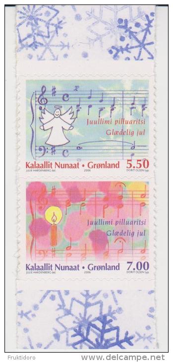 Greenland Mi 477-478 Christmas 2006 * * Candle - Angel - Score - Music - Ungebraucht