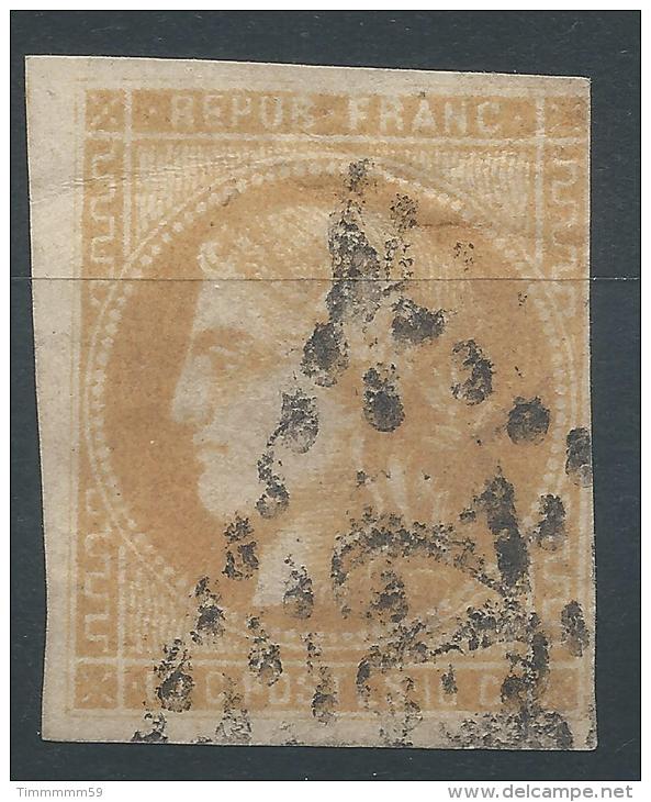 Lot N°23866   Variété/n°43B, Oblit GC, Filet NORD, Pli Accordéon - 1870 Emission De Bordeaux