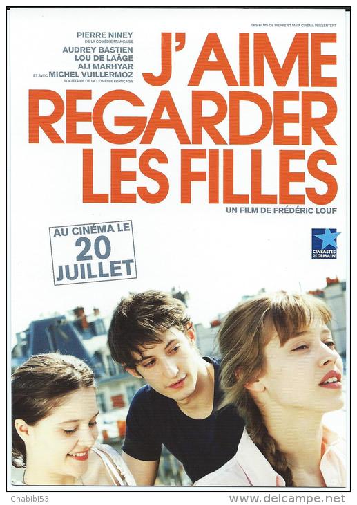 FILM "J'AIME REGARDER LES FILLES" De Frédéric LOUF - Au Cinéma Le  20 Juillet 2011 - Affiches Sur Carte