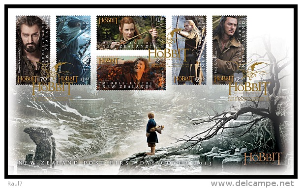 New Zealand 2013 - The Hobbit: The Desolation Of Smaug -  FDC - Nuevos