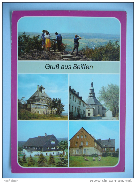 Germany: Seiffen/Erzgeb. (Kr. Marienberg) Bergbaude Auf Dem Schwartenberg, Ferienheim, FDGB-Heim Berghof - 1980s Unused - Seiffen