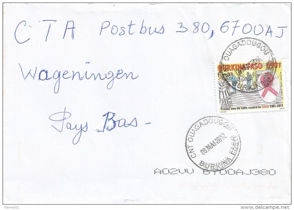 Burkina Faso 2012 Ouagadougou AIDS SIDA Cover - Burkina Faso (1984-...)