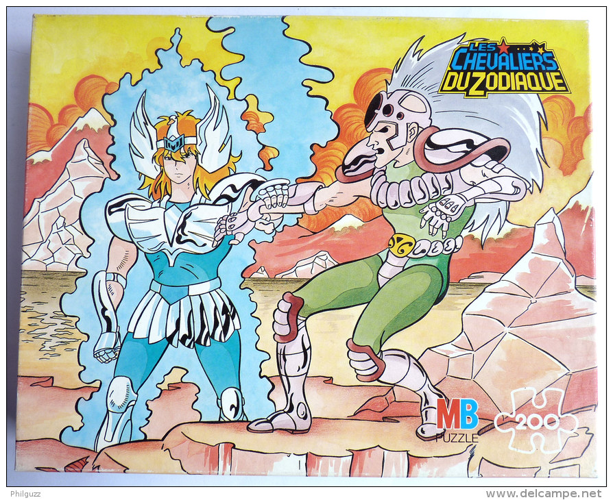 Puzzle MB 1989 - LES CHEVALIERS DU ZODIAQUE -  SAINT SEIYA - CDZ - 200 Pièces 376423 - Puzzels