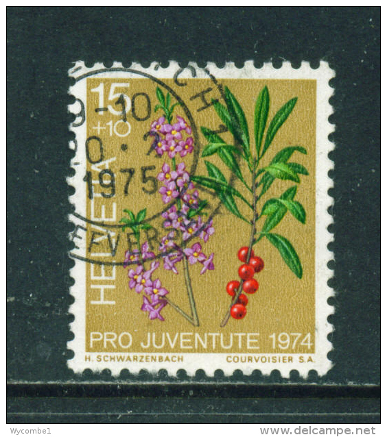 SWITZERLAND - 1974  Pro Juventute  15+10c  Used As Scan - Used Stamps