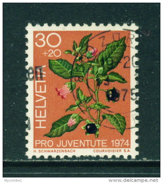 SWITZERLAND - 1974  Pro Juventute  30+20c  Used As Scan - Used Stamps