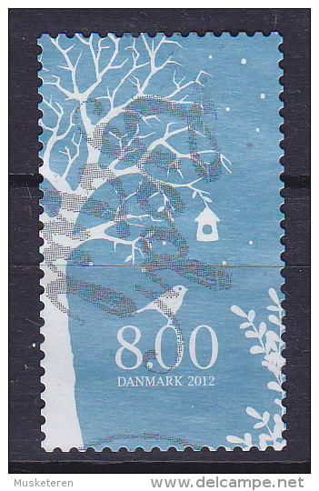 Denmark 2012 BRAND NEW 8.00 Kr. Winter Stamp (From Sheet) - Used Stamps