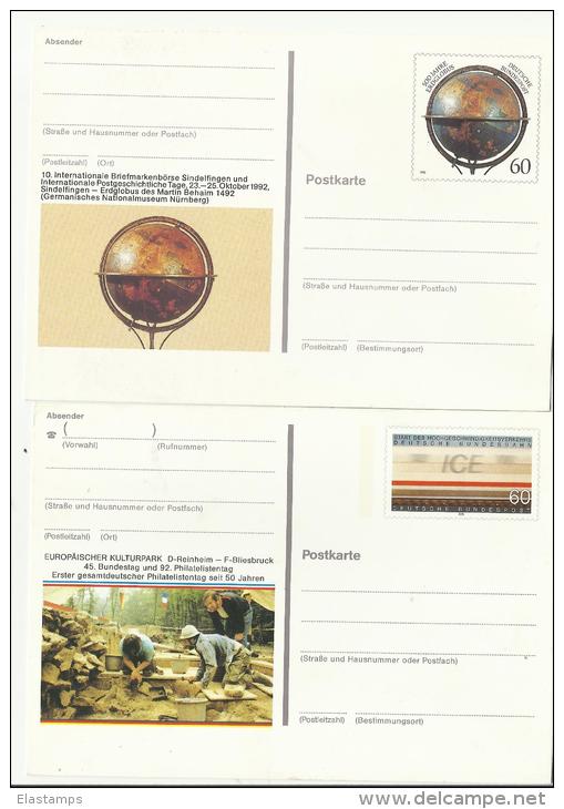DE  GS*2 1992 - Cartes Postales - Neuves