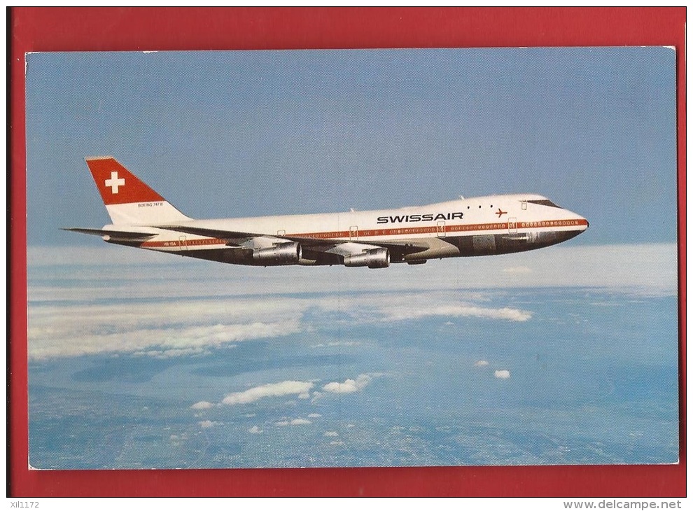 BTRA-12 Boeing 747 B . Swissair.  Circulé En 1975 - 1946-....: Moderne