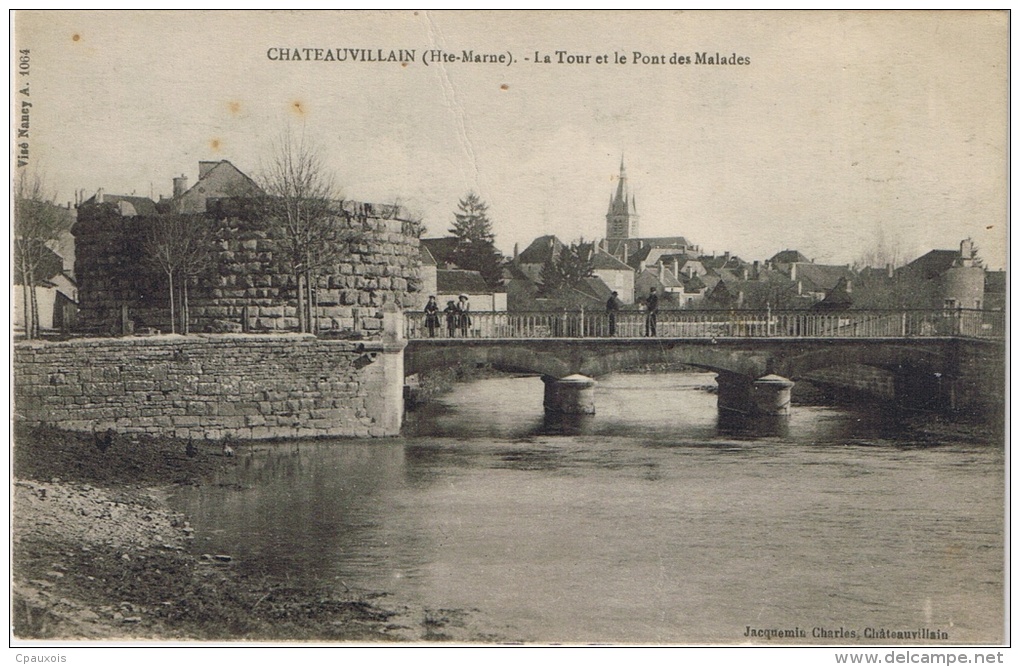 CHATEAUVILLAIN La Tour Et Le Pont Des Malades - Chateauvillain