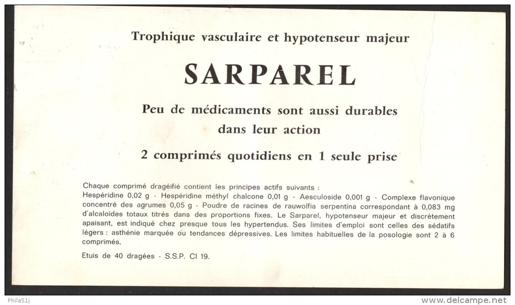 MONACO  Carte Publicitaire PHARMACIE  JOUR D'EMISSION   OBL VOIR SCAN - Briefe U. Dokumente