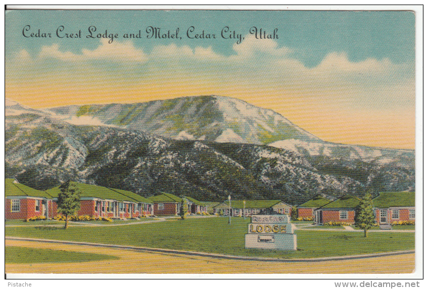 Cedar City Utah - Cedar Crest Lodge & Motel Hotel - U.S. 91 - - Other & Unclassified