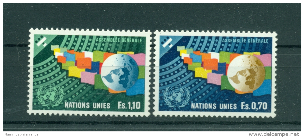 Nations Unies Géneve 1978 - Michel N. 78/79 -  Assemblée Générale - Nuevos