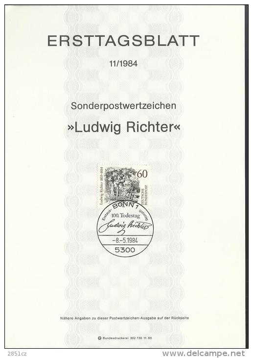 Ludwig Richter, Bonn, 8.5.1984., Germany, Occasional Card 11/1984 - Other & Unclassified