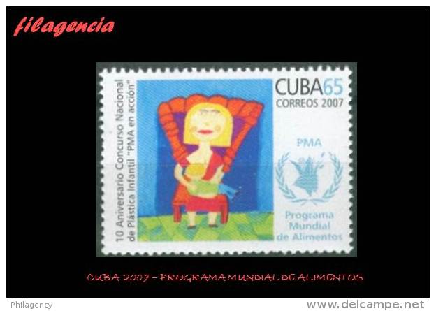 CUBA MINT. 2007-13 CONCURSO DE DIBUJO INFANTIL DEL PROGRAMA MUNDIAL DE ALIMENTACIÓN - Nuovi