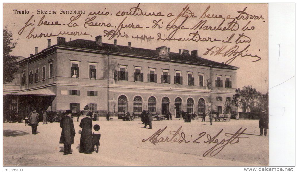 TRENTO , Stazione Ferroviaria    * - Trento