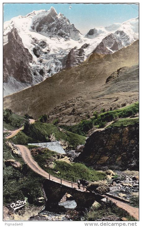 Cp , RÉGIONS , RHÔNE-ALPES , Chemin Muletier En Haute Montagne - Rhône-Alpes