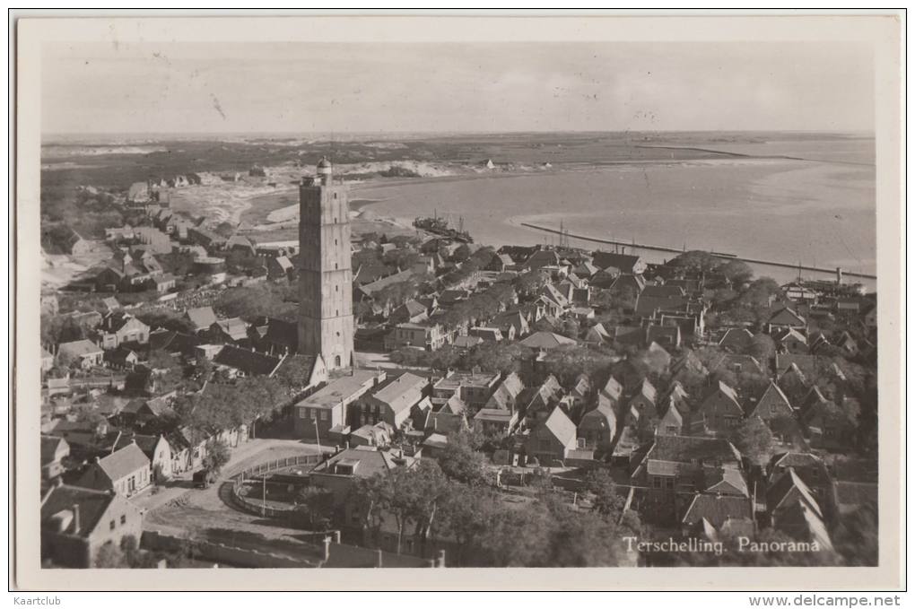 'Terschelling, Panorama´  - 1948 ? - Holland / Nederland - Lighthouse / Phare / Leuchtturm / Vuurtoren - Terschelling