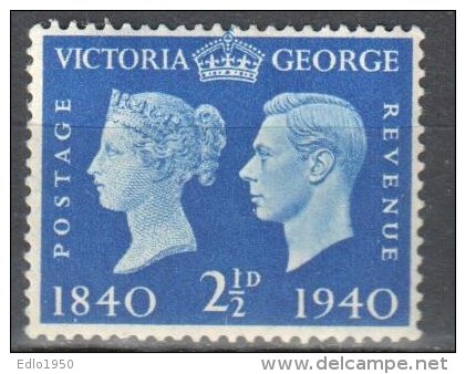 Great Britain 1940 - Mi 219 MNH (**). - Unused Stamps