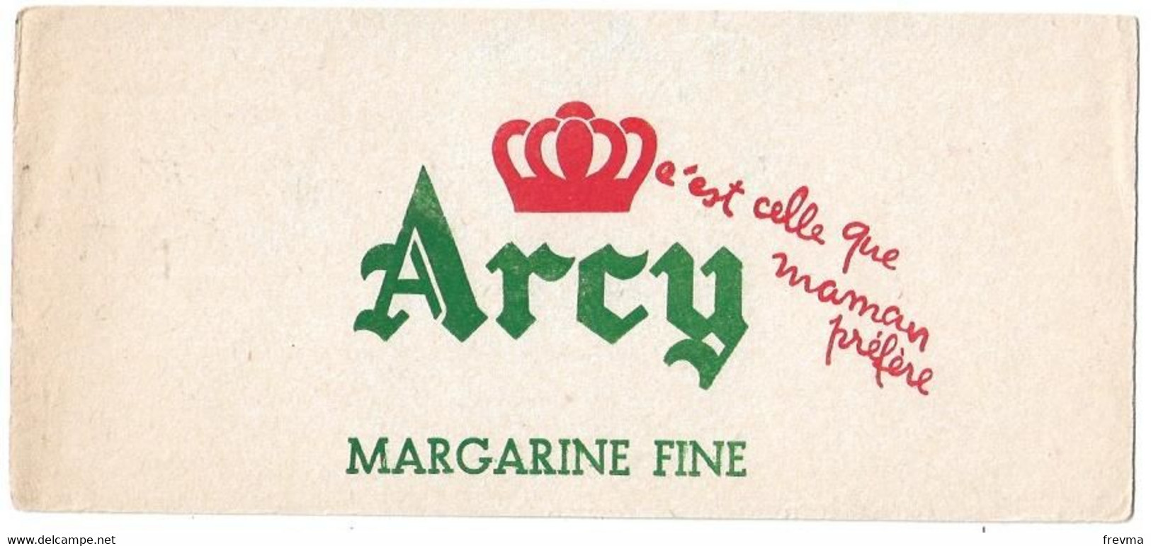 Buvard Arcy Margarine Fine - Produits Laitiers