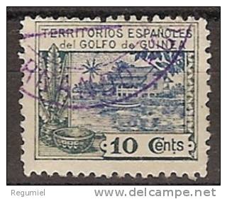Guinea U 168 (o) Casa De Nipa. 1924 - Guinea Española