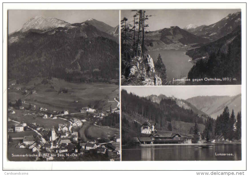 AK Lunz Am See 1955gel - 3bild - Lunz Am See