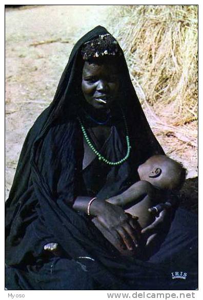 Republique Islamiste De Mauritanie Jeune Maman, Bebe, Bijoux - Mauritanie