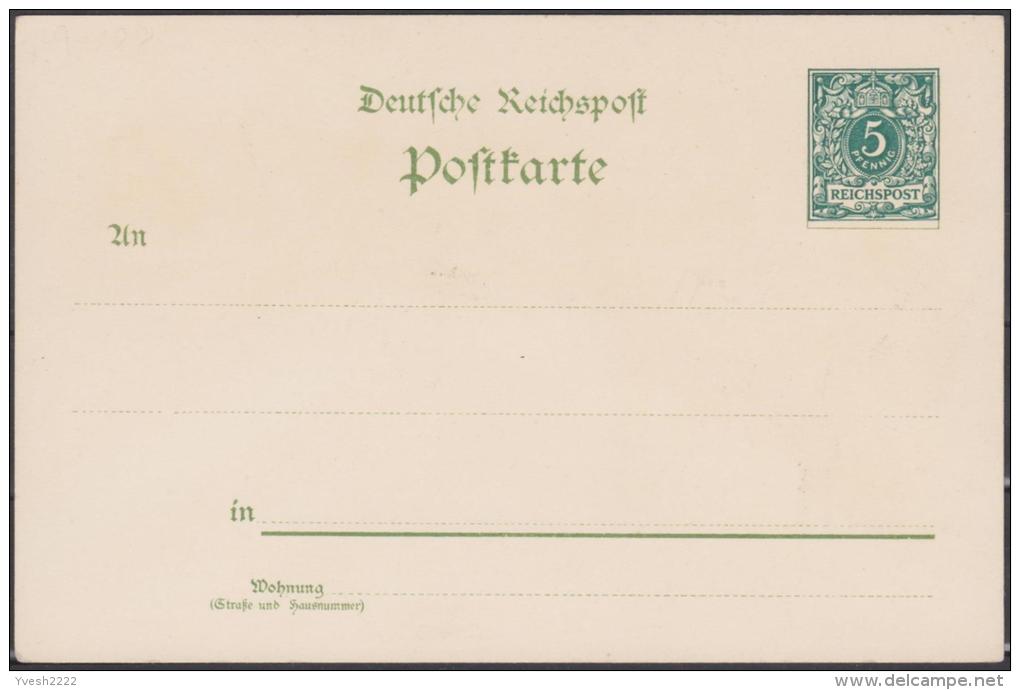 Allemagne 1897. Entier Postal TSC. Leipzig, Sächsisch-Thüringische Industrie Und Gewerbe Ausstellung, Cygnes - Cygnes