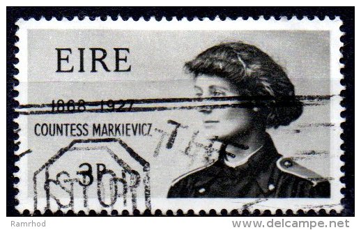 IRELAND 1968 Birth Centenary Of Countess Markievicz (patriot). - 3d Countess Markievicz  FU - Oblitérés