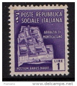 PIA - RSI - 1944-45 - Monumenti Distrutti - (SAS 509) - Nuovi