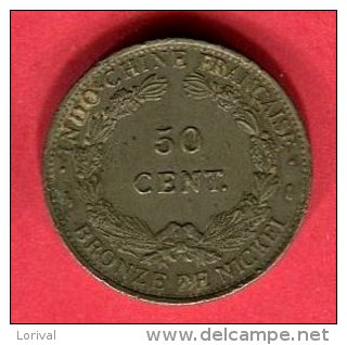 INDOCHINE 50 CENT 1946 ETAT FRANCAIS   TB+ 9 E - Viêt-Nam