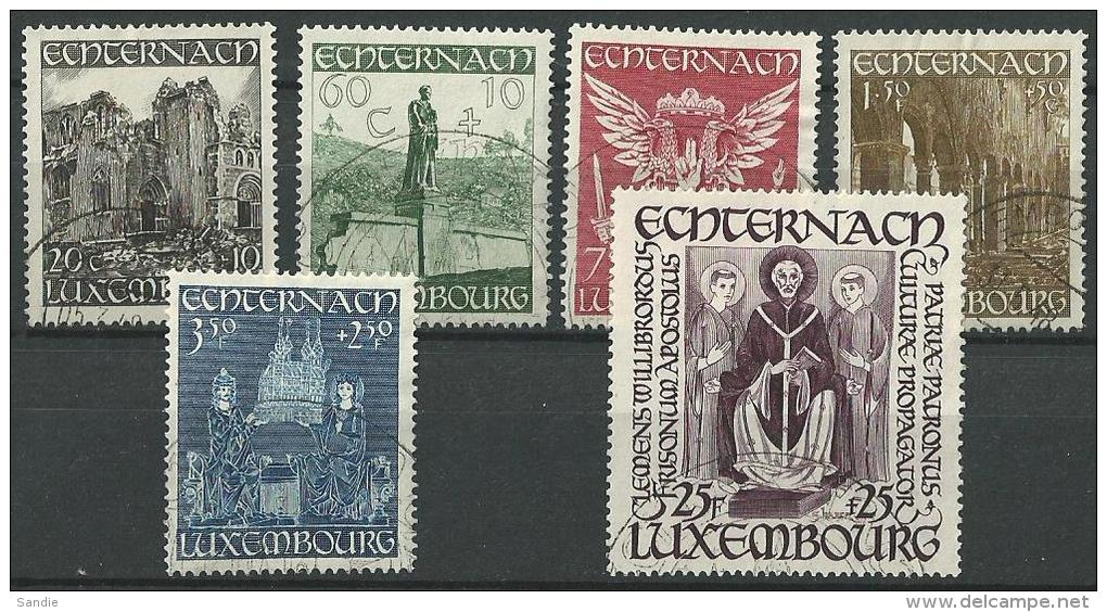 Luxembourg - Echternach 1947 No. 392 - 397 Oblitérés - Usati