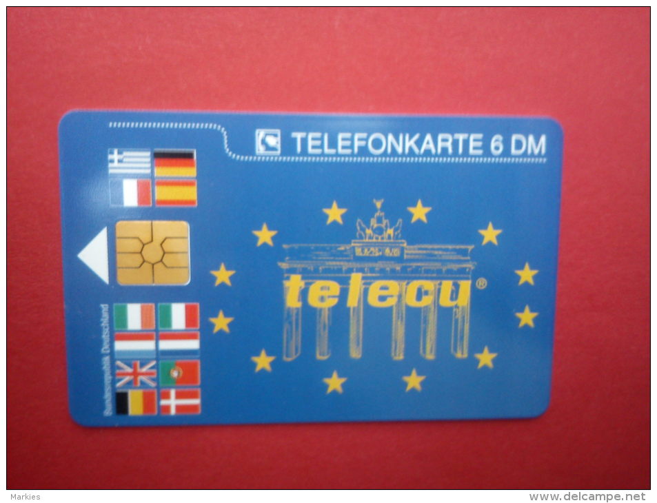 Phonecard  Telecu 6DM  (Mint,Neuve)Only 10.000 Made Rare - O-Reeksen : Klantenreeksen