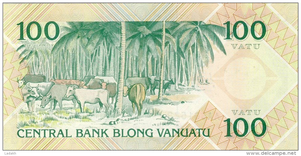 BILLET # VANUATU # 1982 # 100 VATUS # PICK 1 # BILLET NEUF # - Vanuatu