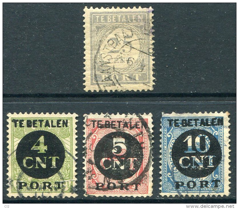 PAYS-BAS - Y&T Taxe  67 Et 73 à 75 - Postage Due