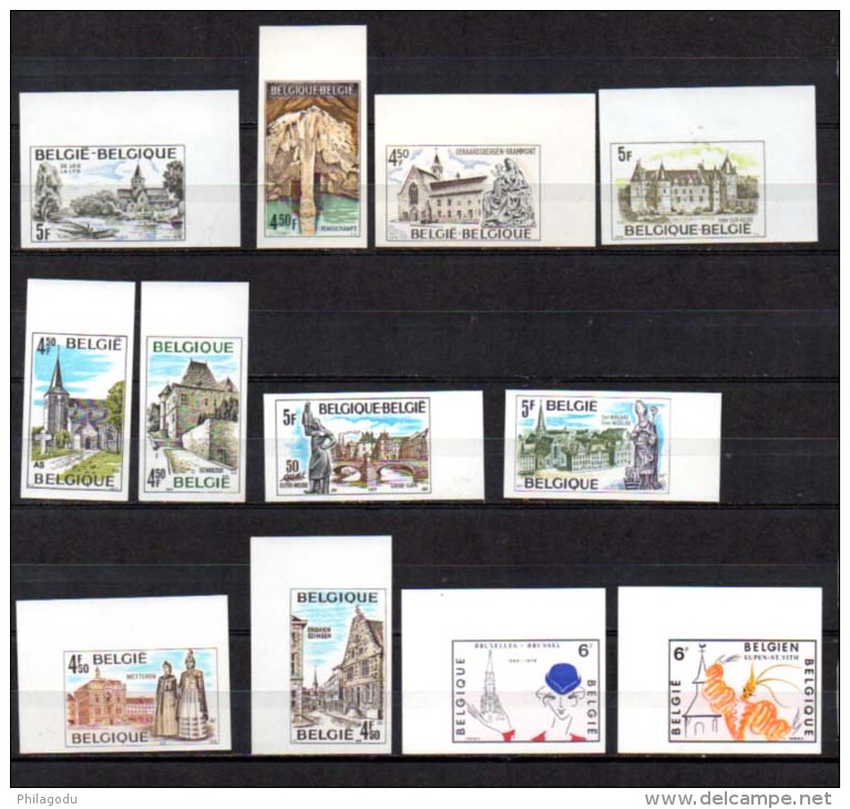 22 Val, Architecture, Tourisme, Entre 1832 Et 2013** Non Dentelés, Tirage De 1000ex  Tous Bord Ou Coin  De Feuille - 1981-2000