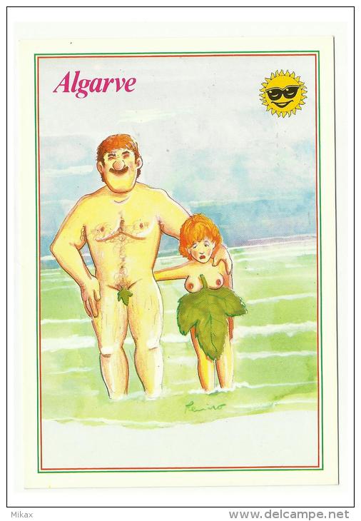 ALGARVE Comic Cards -n&ordm; 7002 - " Adam And Eve " - Fumetti