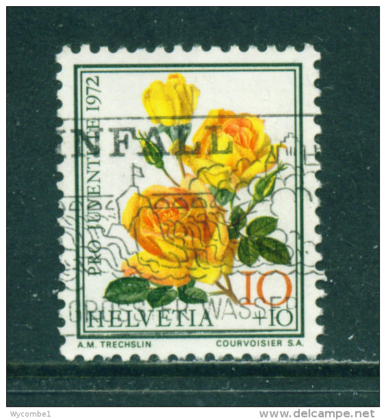 SWITZERLAND - 1972  Pro Juventute  10+10c  Used As Scan - Used Stamps