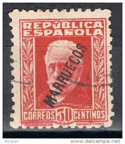 Sello 30 Cts Republica MARRUECOSm Colonia Española,  Num 175 º - Spanish Morocco