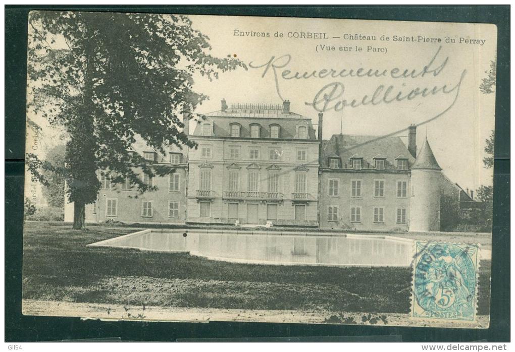 Environs De Corbeil  -  Château De Saint-Pierre Du Perray - Vue Sur Le Parc - Dak27 - Corbeil Essonnes