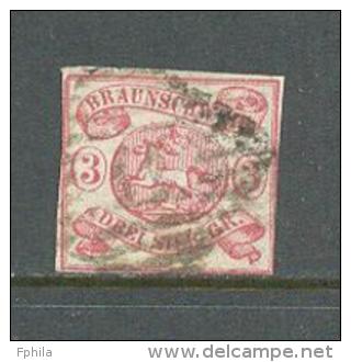 1861-1863 BRUNSWICK 3 SGR. MICHEL: 12 USED - Braunschweig
