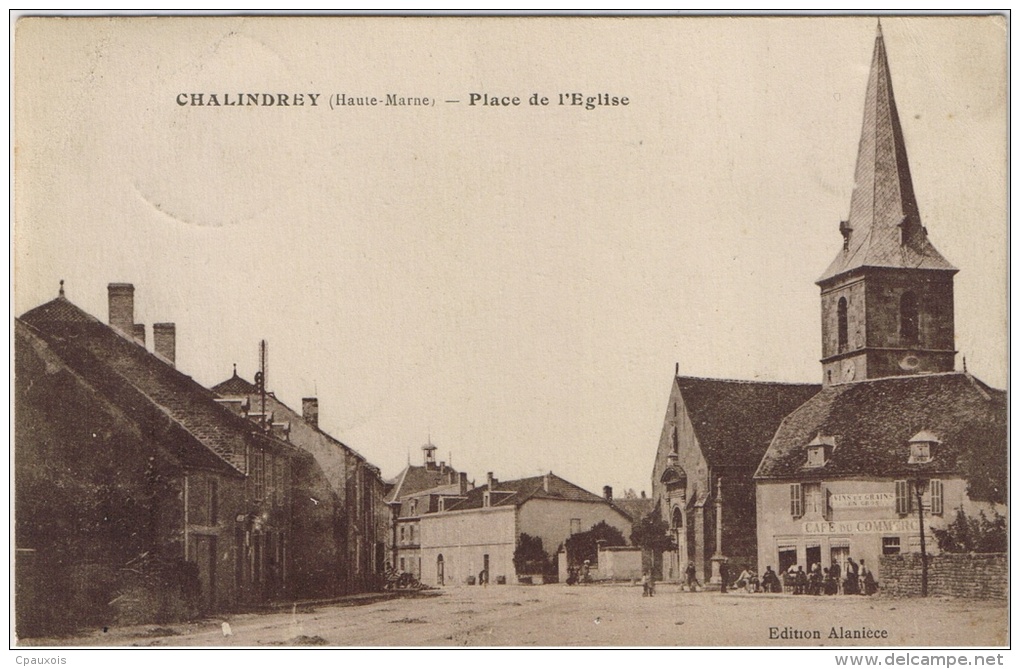 CHALINDREY Place De L'Eglise (Café Du Commerce) - Chalindrey