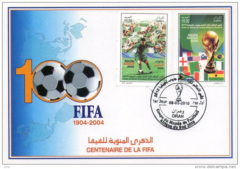 Algeria No. 1566/1567 World Cup Soccer South Africa 2010 Sport Flags - 2010 – South Africa