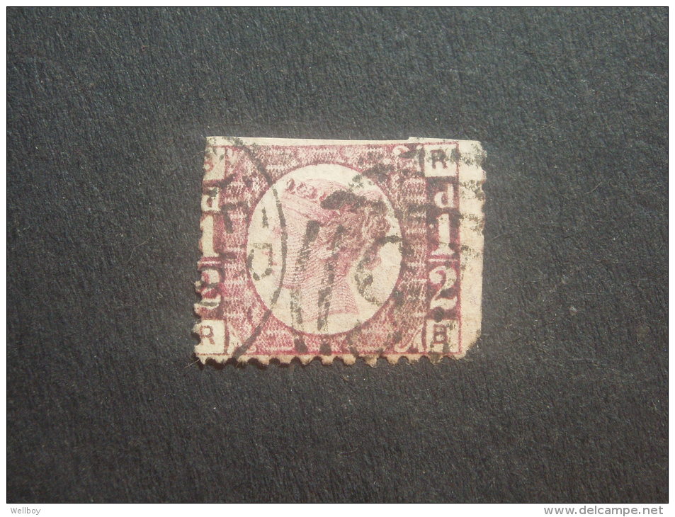 1870  Sg 49a  1/2d  Rose  Plate 8  (( Filler )  CAT £200.00 - Used Stamps