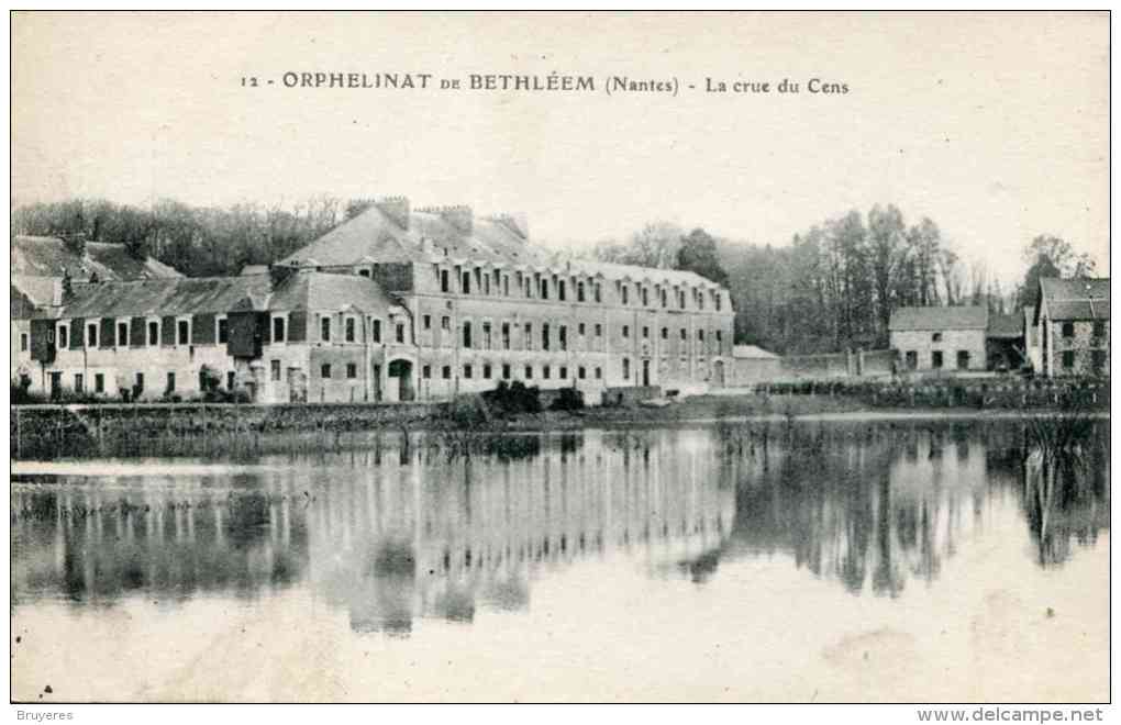 12 - NANTES - Orphelinat De Béthléem - La Crue Du Cens (date 1933) - Nantes